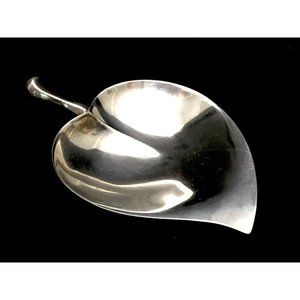 F B Rogers Silver Co. 1883 Silver on Copper Leaf Candy Trinket Dish 1930's